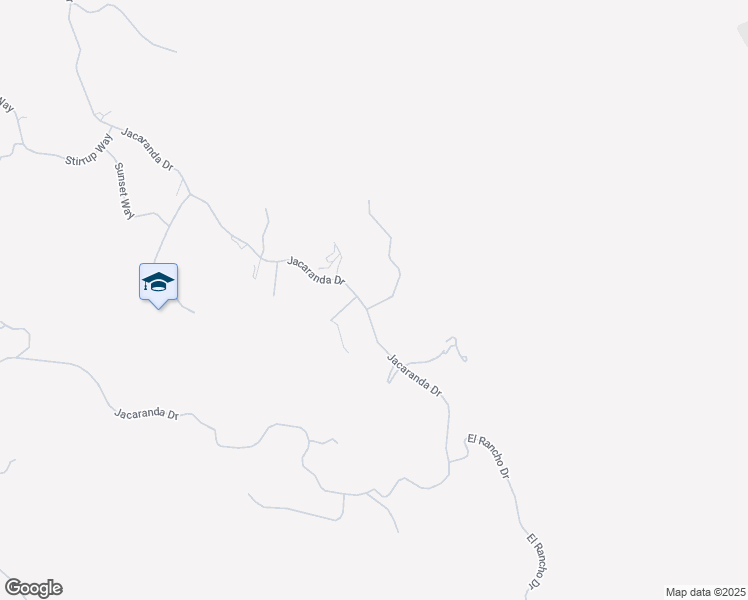 map of restaurants, bars, coffee shops, grocery stores, and more near 24500 Jacaranda Drive in Tehachapi