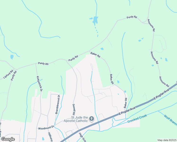 map of restaurants, bars, coffee shops, grocery stores, and more near 671 Jenny Street in Selmer