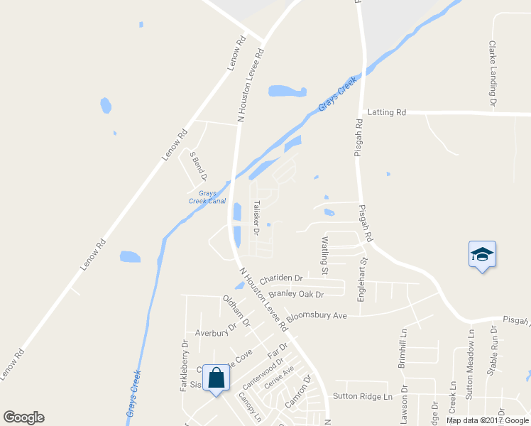map of restaurants, bars, coffee shops, grocery stores, and more near 1890 Glen Turret Drive in Shelby County