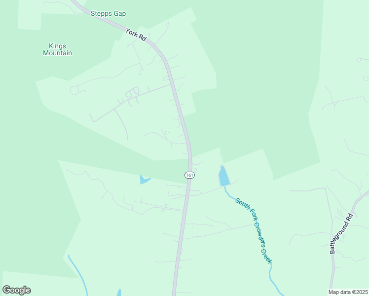 map of restaurants, bars, coffee shops, grocery stores, and more near 103 Velvet Drive in Kings Mountain