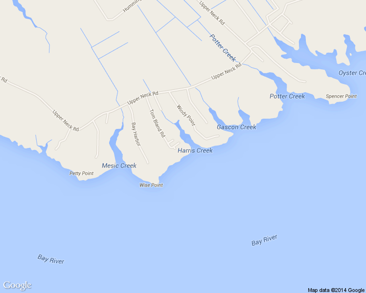 map of restaurants, bars, coffee shops, grocery stores, and more near 331 Tom Bland Road in Bayboro