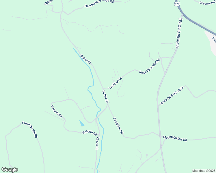 map of restaurants, bars, coffee shops, grocery stores, and more near 350 Lockhart Drive in Landrum