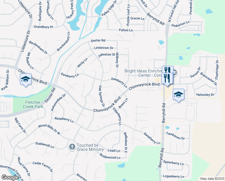 map of restaurants, bars, coffee shops, grocery stores, and more near 1878 Carlyn Cove in Memphis