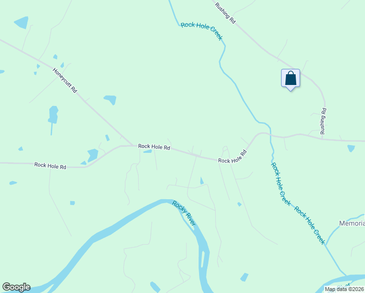 map of restaurants, bars, coffee shops, grocery stores, and more near 8869 Rock Hole Road in Stanfield