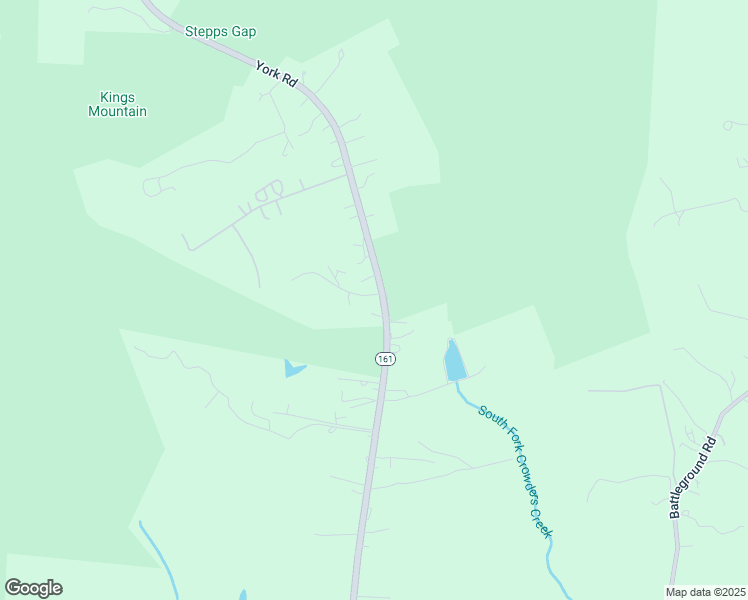 map of restaurants, bars, coffee shops, grocery stores, and more near 103 Velvet Drive in Kings Mountain