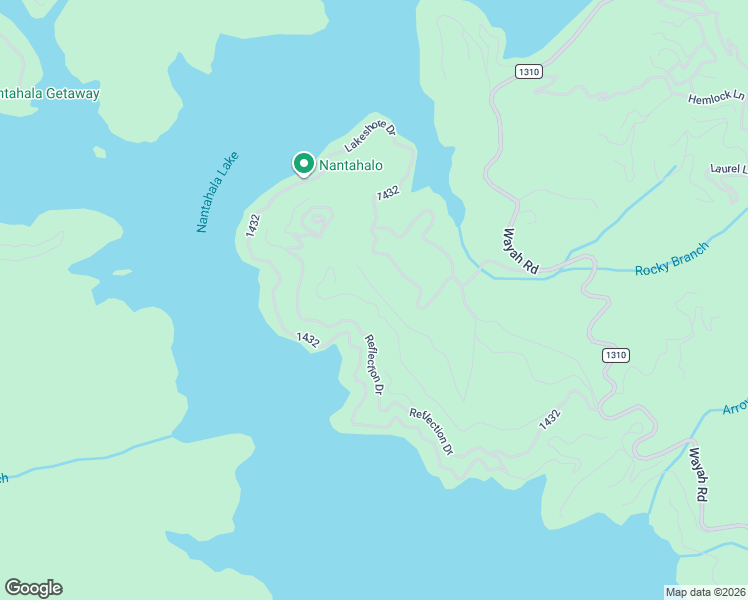 map of restaurants, bars, coffee shops, grocery stores, and more near 780 Holly Ridge Road in Topton