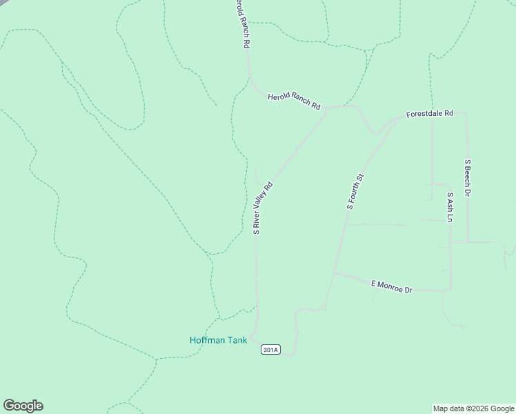 map of restaurants, bars, coffee shops, grocery stores, and more near 2050 South River Valley Road in Flagstaff