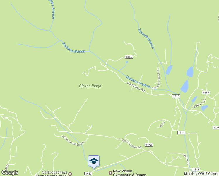 map of restaurants, bars, coffee shops, grocery stores, and more near 1434 Ray Cove Road in Franklin