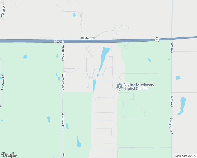 map of restaurants, bars, coffee shops, grocery stores, and more near 4809 Lake Front Drive in Norman