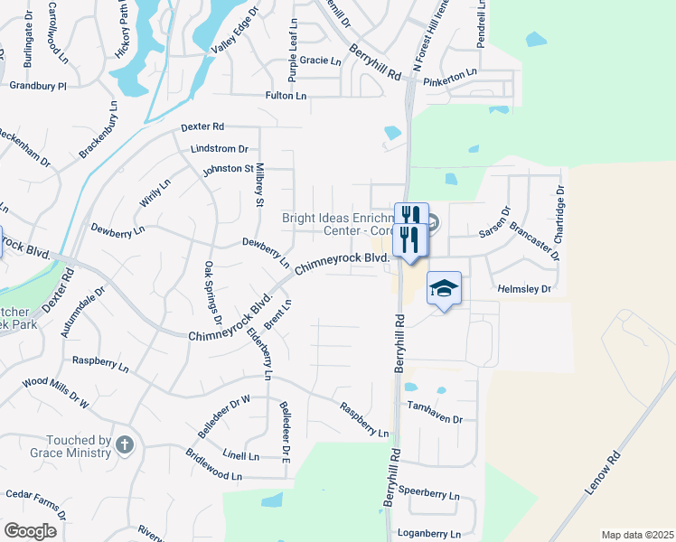 map of restaurants, bars, coffee shops, grocery stores, and more near 9096 Cinderhill Cove West in Memphis