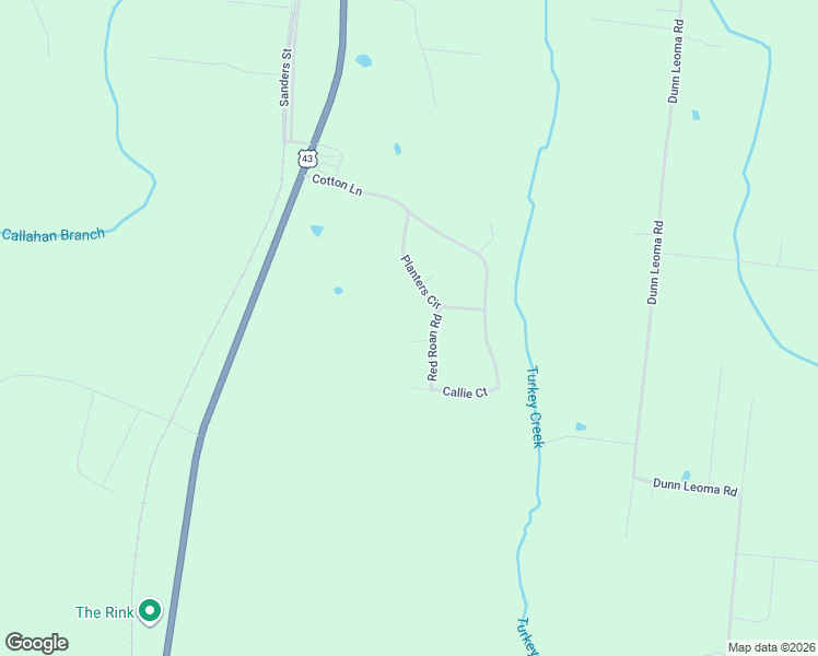 map of restaurants, bars, coffee shops, grocery stores, and more near 61 Red Roan Road in Leoma