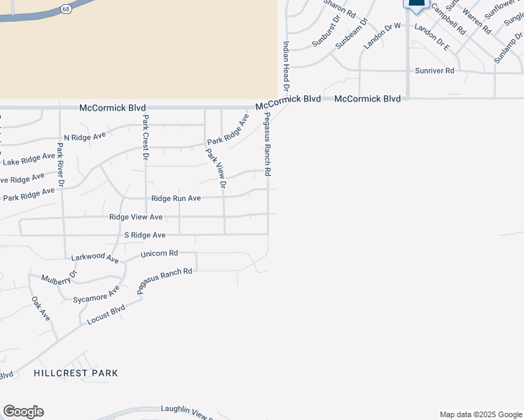 map of restaurants, bars, coffee shops, grocery stores, and more near 176-276 Pegasus Ranch Rd in Bullhead City