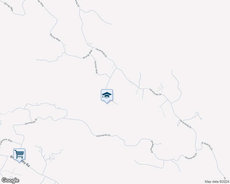 map of restaurants, bars, coffee shops, grocery stores, and more near 26500 Winchester Court in Tehachapi