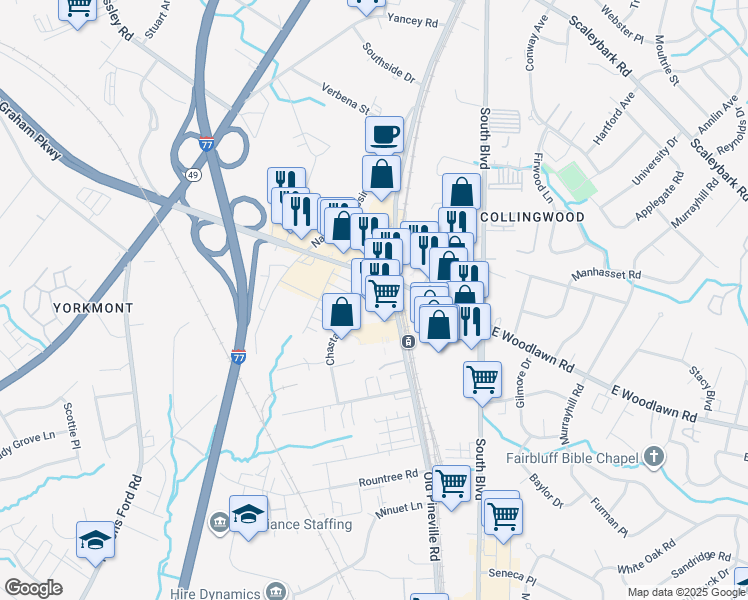 242 East Woodlawn Road, Charlotte NC Walk Score