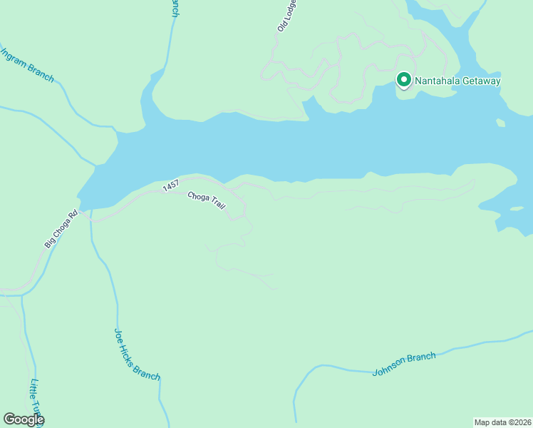 map of restaurants, bars, coffee shops, grocery stores, and more near 3435 Big Choga Road in Topton