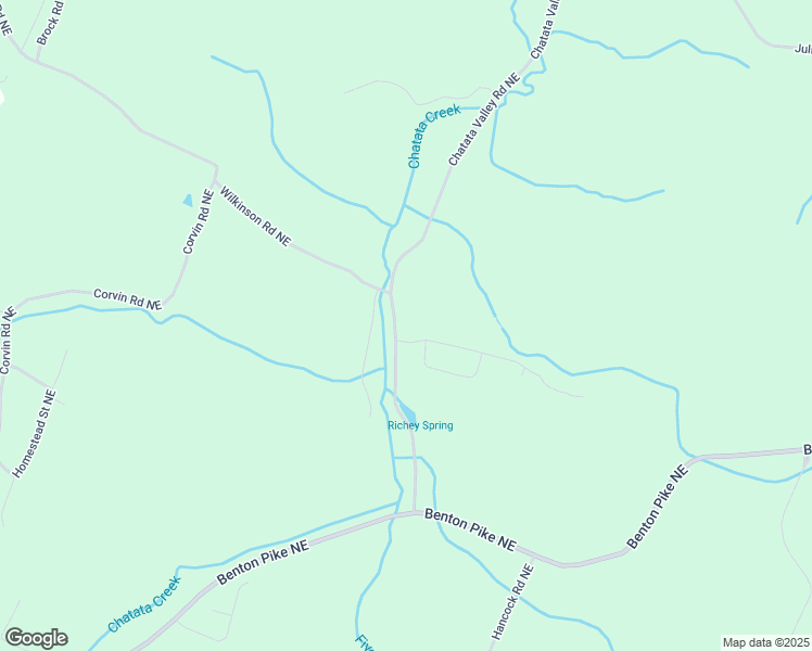 map of restaurants, bars, coffee shops, grocery stores, and more near 320 Chatata Valley Rd NE in Cleveland