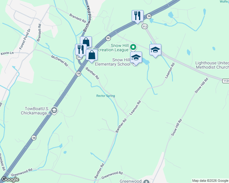 map of restaurants, bars, coffee shops, grocery stores, and more near 9003 Leamon Road in Harrison