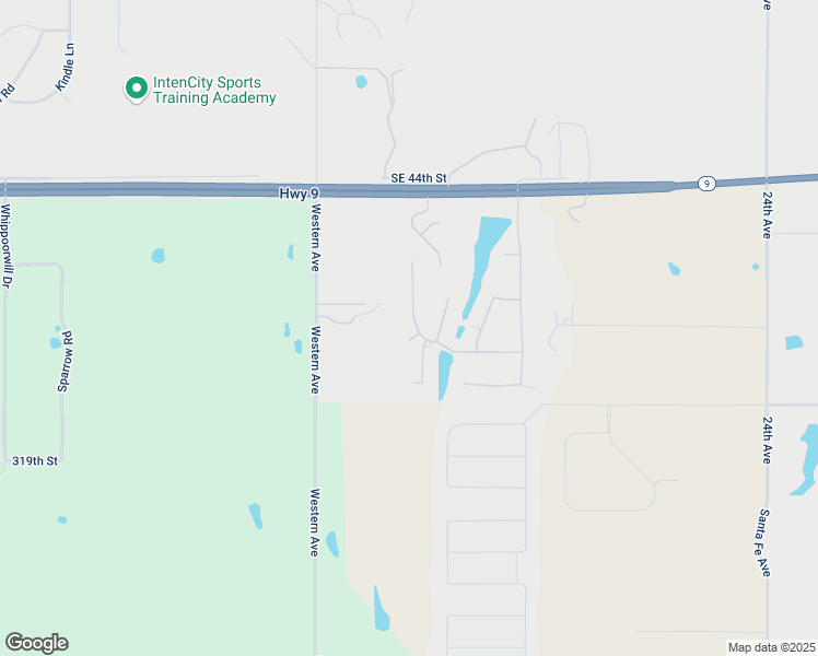 map of restaurants, bars, coffee shops, grocery stores, and more near 4801 West 2 Lakes Avenue in Norman