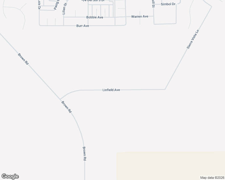 map of restaurants, bars, coffee shops, grocery stores, and more near Linfield Avenue in California City