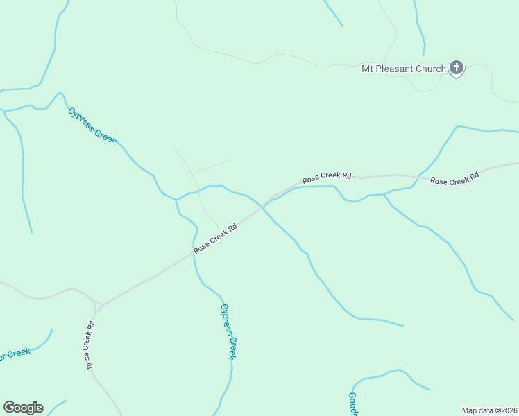 map of restaurants, bars, coffee shops, grocery stores, and more near 3471 Rose Creek Road in Selmer