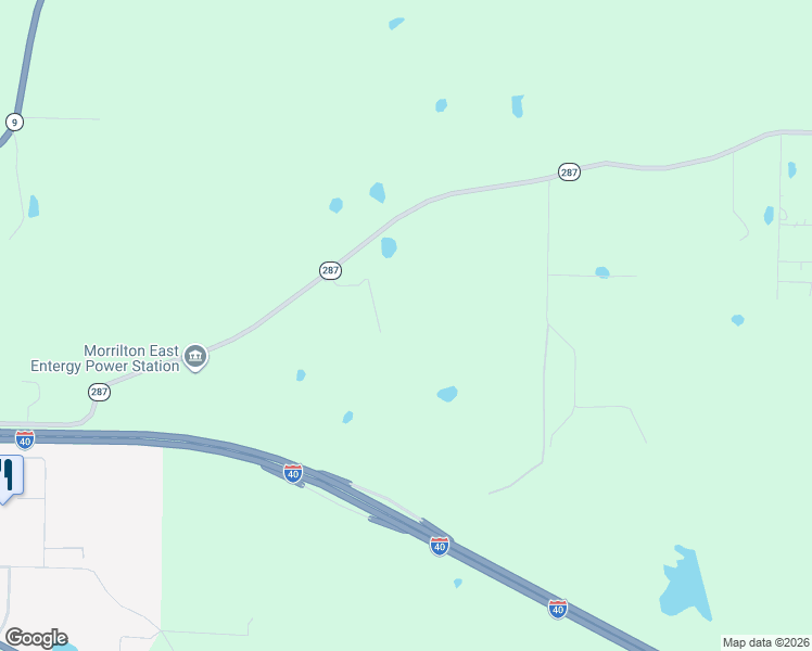 map of restaurants, bars, coffee shops, grocery stores, and more near 751 Arkansas 287 in Morrilton