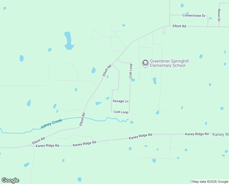 map of restaurants, bars, coffee shops, grocery stores, and more near 54 Colt Loop in Greenbrier