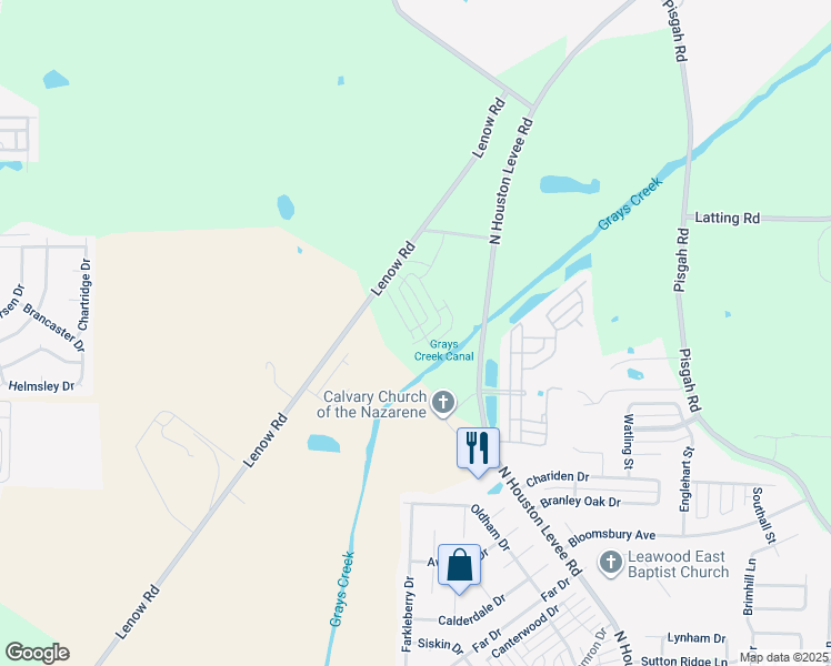 map of restaurants, bars, coffee shops, grocery stores, and more near 1927 Rochelle Lane in Shelby County