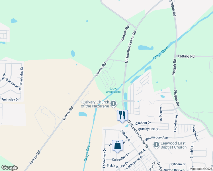map of restaurants, bars, coffee shops, grocery stores, and more near 1927 Rochelle Lane in Shelby County