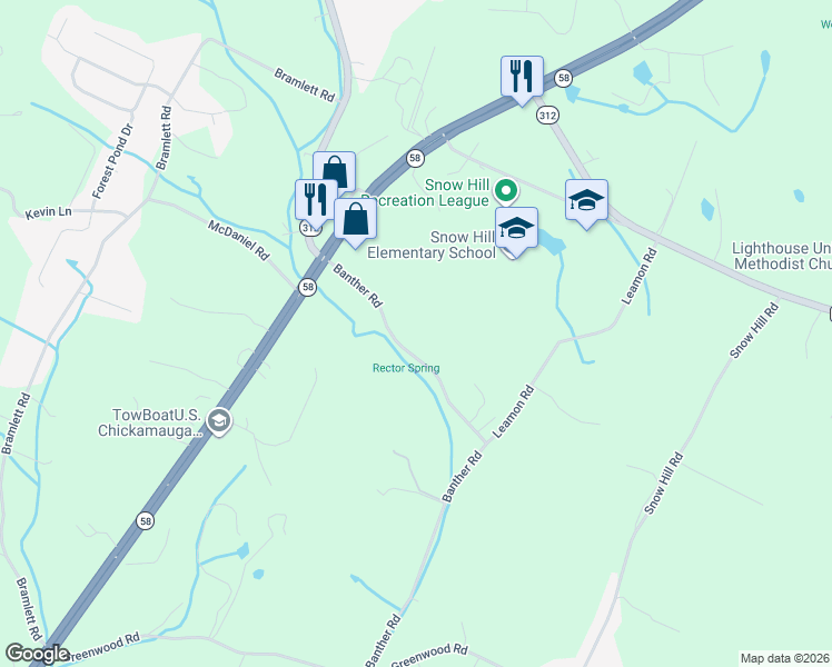 map of restaurants, bars, coffee shops, grocery stores, and more near 9003 Leamon Road in Harrison