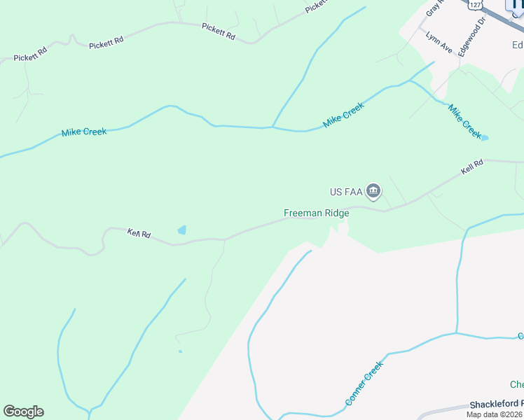 map of restaurants, bars, coffee shops, grocery stores, and more near 104 Kell Rd in Signal Mountain