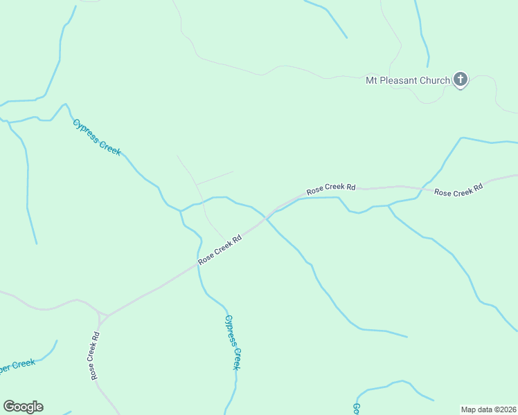 map of restaurants, bars, coffee shops, grocery stores, and more near 3471-3565 Rose Creek Road in Selmer