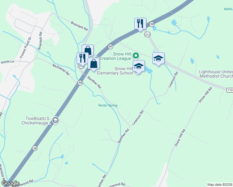 map of restaurants, bars, coffee shops, grocery stores, and more near 9003 Leamon Road in Harrison