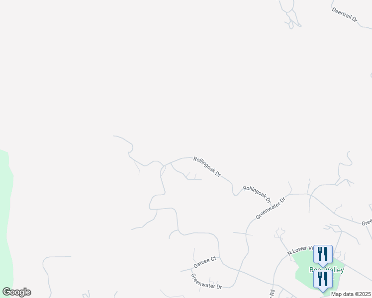 map of restaurants, bars, coffee shops, grocery stores, and more near 30440 Rollingoak Drive in Tehachapi