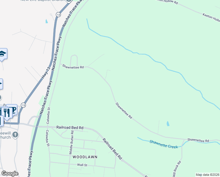 map of restaurants, bars, coffee shops, grocery stores, and more near 1114 Shawnettee Road in Collinwood