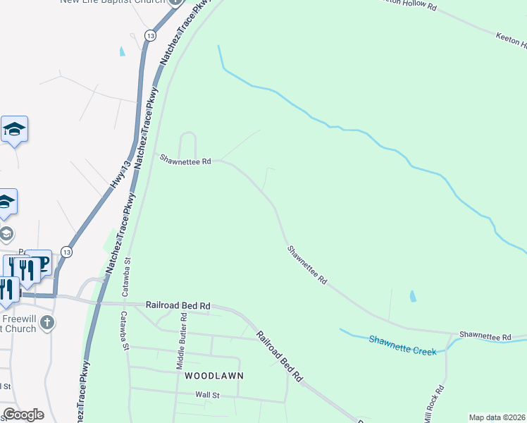 map of restaurants, bars, coffee shops, grocery stores, and more near 1114 Shawnettee Road in Collinwood