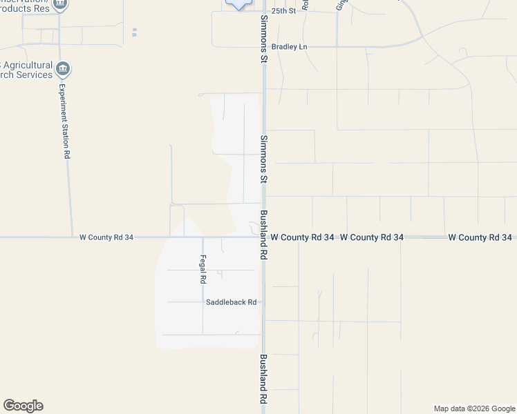 map of restaurants, bars, coffee shops, grocery stores, and more near 3200 Bushland Road in Bushland