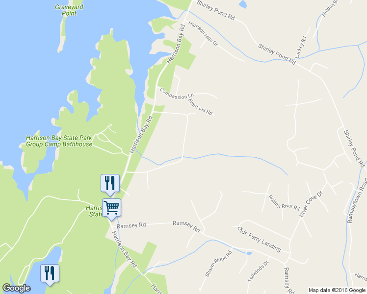 map of restaurants, bars, coffee shops, grocery stores, and more near 6113 Ramsey Forgey Rd in Harrison