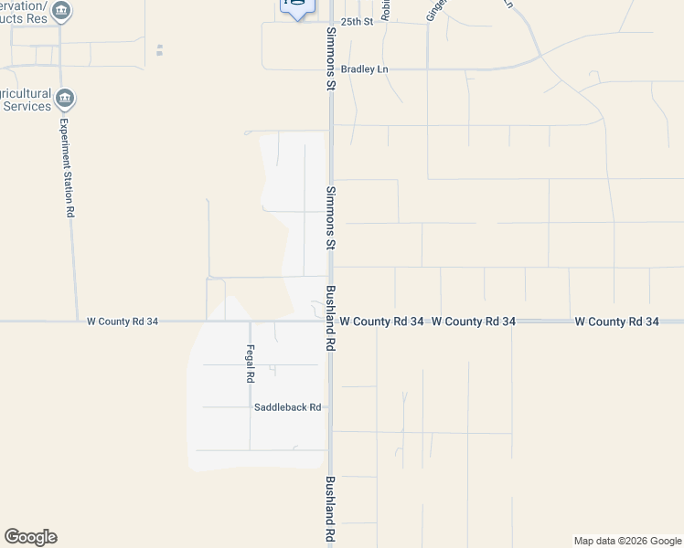 map of restaurants, bars, coffee shops, grocery stores, and more near 3200 Bushland Road in Bushland