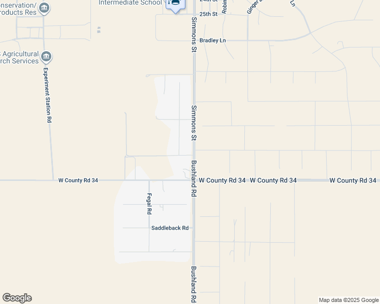 map of restaurants, bars, coffee shops, grocery stores, and more near 3180 Bushland Road in Amarillo