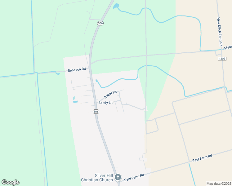 map of restaurants, bars, coffee shops, grocery stores, and more near 154 Baker Road in Grantsboro