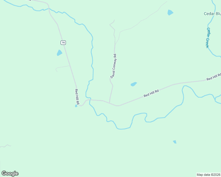 map of restaurants, bars, coffee shops, grocery stores, and more near David Conway Road in Searcy