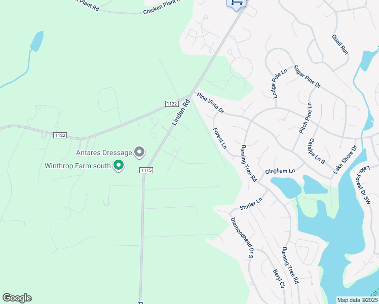 map of restaurants, bars, coffee shops, grocery stores, and more near Polk Court in Pinehurst