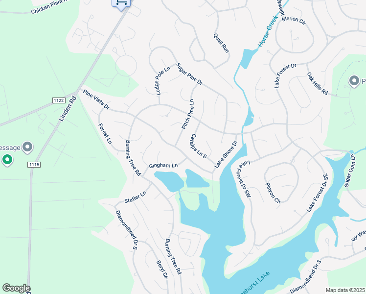 map of restaurants, bars, coffee shops, grocery stores, and more near 305 Pine Vista Drive in Pinehurst