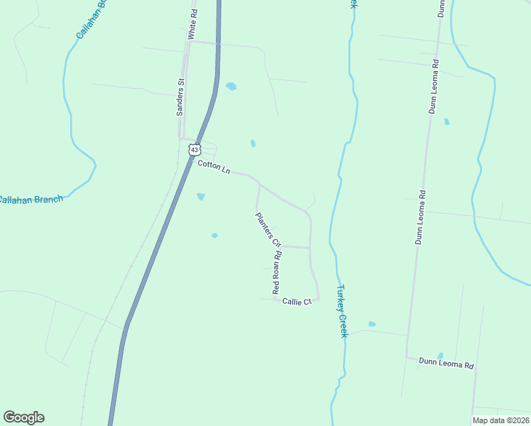 map of restaurants, bars, coffee shops, grocery stores, and more near 41 Planters Circle in Leoma