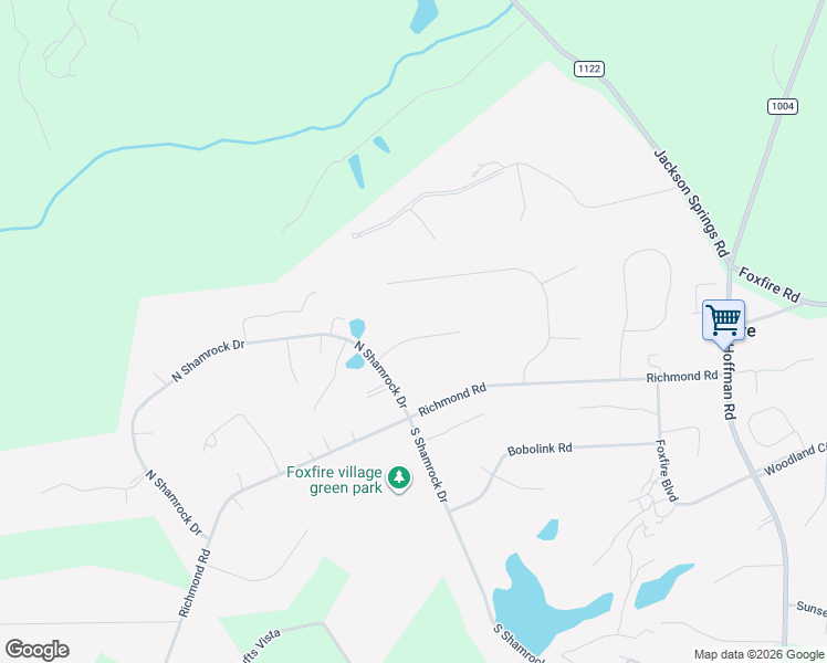 map of restaurants, bars, coffee shops, grocery stores, and more near 5 Buckhorn Road in Jackson Springs