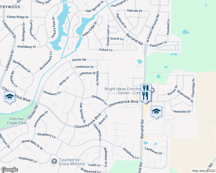 map of restaurants, bars, coffee shops, grocery stores, and more near 1984 Bohemia Drive in Memphis