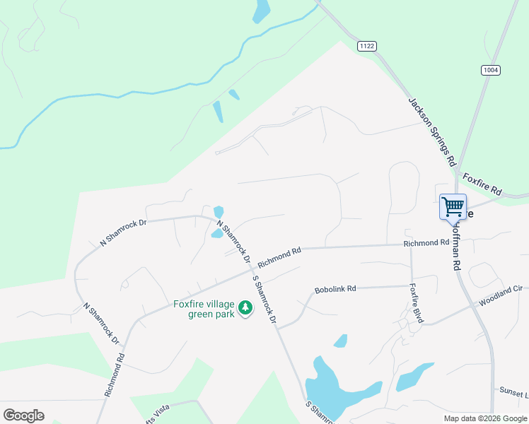 map of restaurants, bars, coffee shops, grocery stores, and more near 5 Buckhorn Road in Jackson Springs