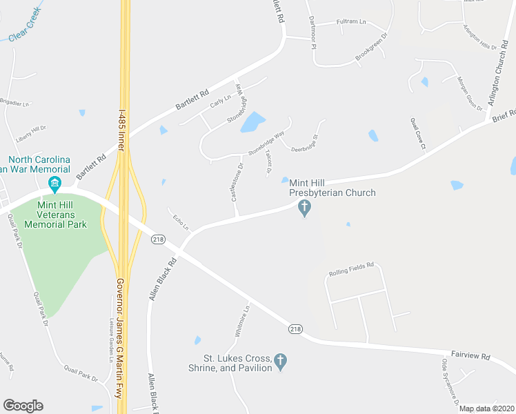 map of restaurants, bars, coffee shops, grocery stores, and more near 8339 Brief Road in Charlotte