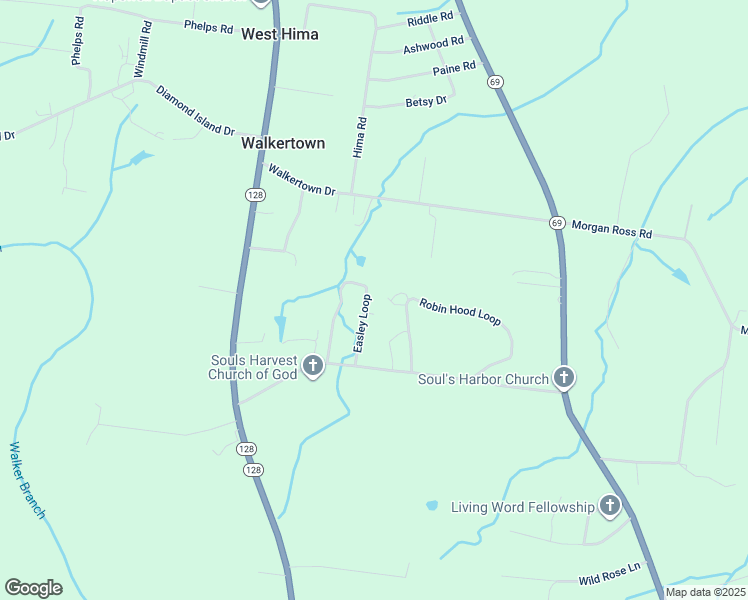 map of restaurants, bars, coffee shops, grocery stores, and more near 300 Easley Loop in Savannah
