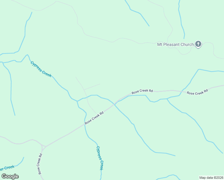 map of restaurants, bars, coffee shops, grocery stores, and more near 3592 Rose Creek Road in Selmer